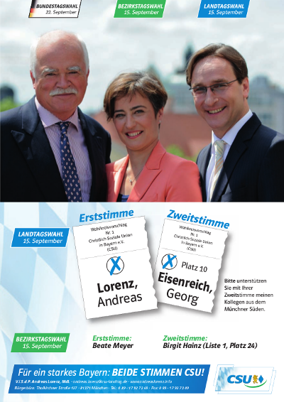 Dr. Peter Gauweiler | Beate Meyer | Andreas Lorenz